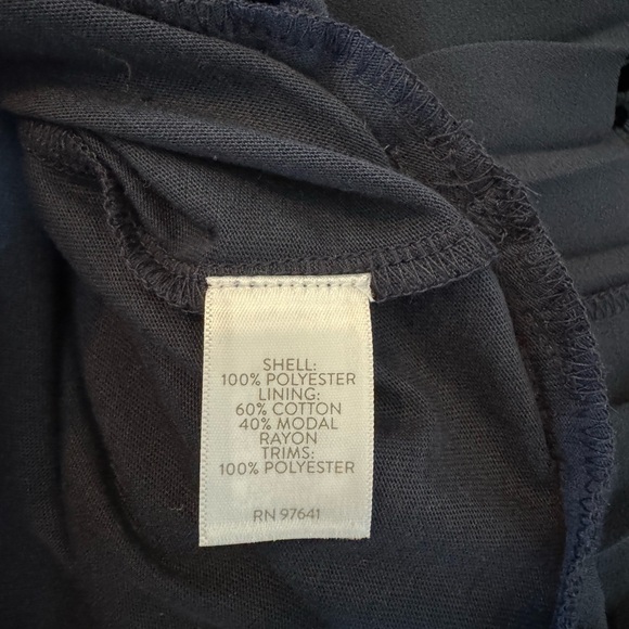 J Jill Lace Overlay Pleated Hem Dress - Picture 8 of 8